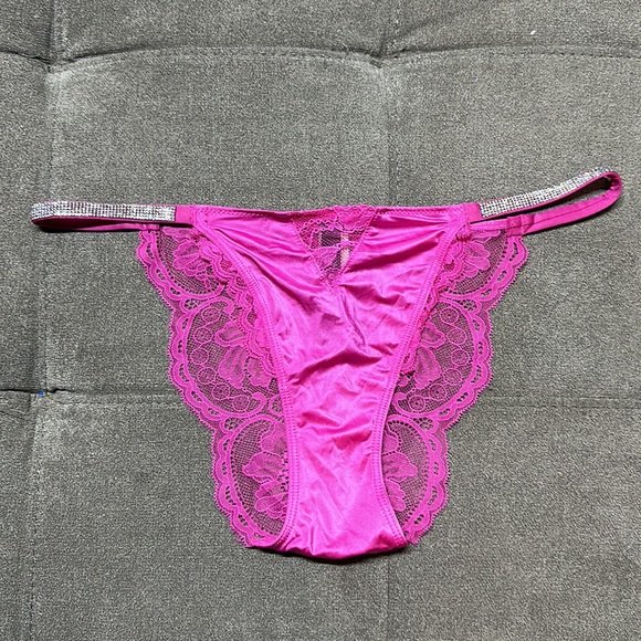 😍😍Victoria’s Secret Micro Lace Shine Strap Cheekini Panty😍😍 - Picture 4 of 8